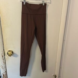 Burgundy high waisted leggings